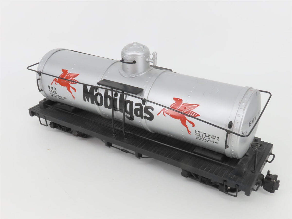 G Scale Bachmann Big Hauler SVX Mobilgas Single Dome Tank Car #1443
