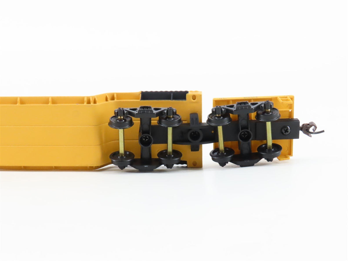 HO Walthers 932-5620 QTTX Trailer Train 81&#39; Depressed Center Flat Car #130553