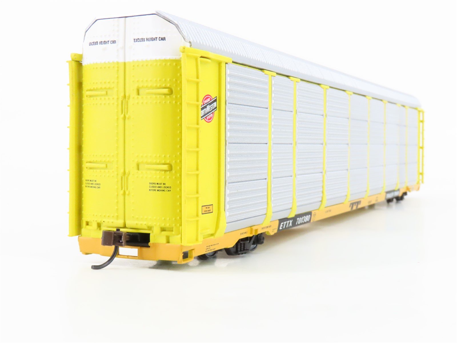 HO Walthers 932-4853 CNW ETTX Trailer Train 89' Tri-Level Auto Carrier #701380