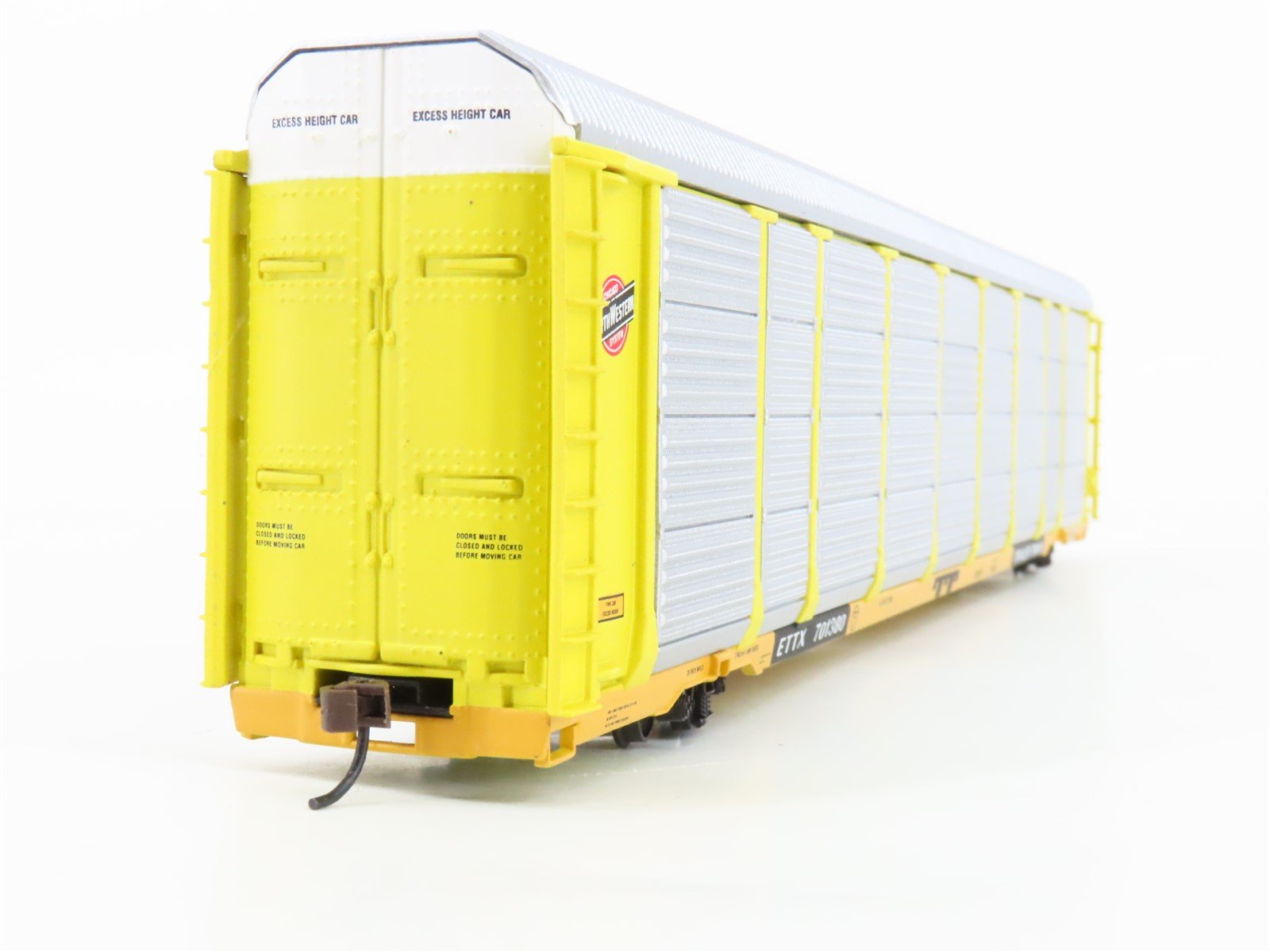 HO Walthers 932-4853 CNW ETTX Trailer Train 89' Tri-Level Auto Carrier #701380