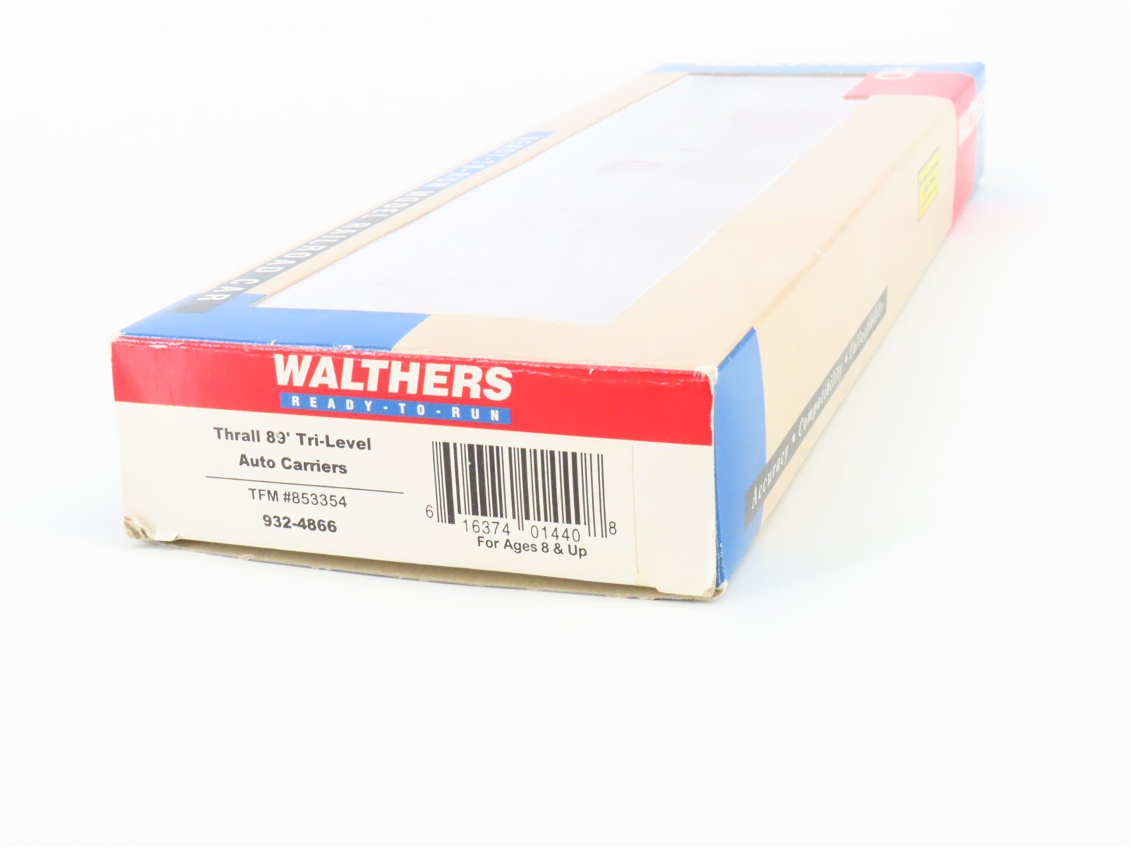 HO Walthers 932-4866 TFM ETTX Trailer Train 89' Tri-Level Auto Carrier #853354