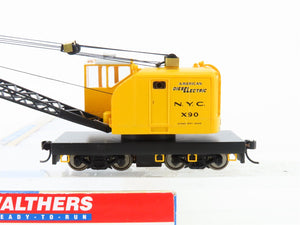 HO Scale Walthers 932-41959 NYC New York Central Crane #X90 - Powered