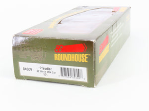 HO Scale Roundhouse 84609 PFAX Pfaulder 40' Wood Milk Car #501