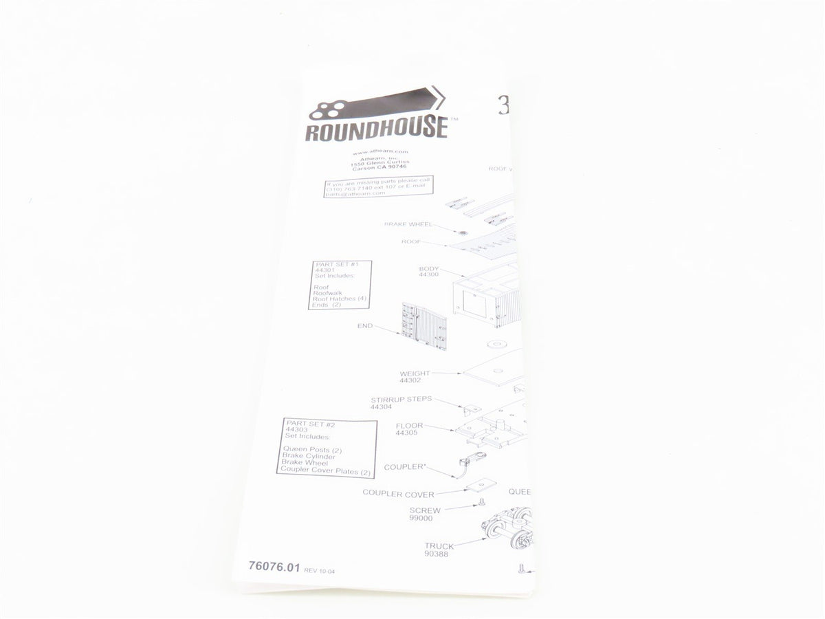 HO Scale Roundhouse 84148 CM&amp;StP Bodden Packing 36&#39; Wood Reefer #29353