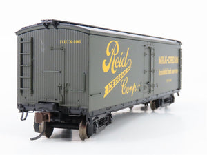 HO Scale Roundhouse 84612 RICX Reid Ice Cream 40' Wood Milk Car #106