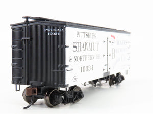 HO Roundhouse 84156 PS&NRR Pittsburgh Shawmut & Northern 36' Wood Reefer #10034