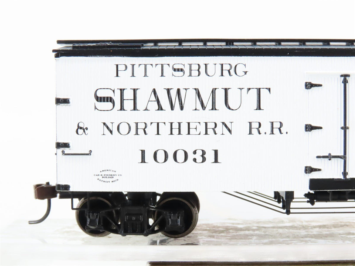 HO Roundhouse 84155 PS&amp;NRR Pittsburgh Shawmut &amp; Northern 36&#39; Wood Reefer #10031