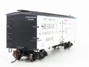 HO Roundhouse 84155 PS&NRR Pittsburgh Shawmut & Northern 36' Wood Reefer #10031