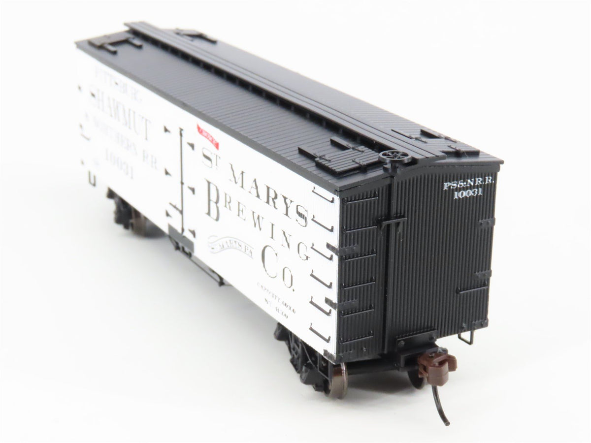 HO Roundhouse 84155 PS&amp;NRR Pittsburgh Shawmut &amp; Northern 36&#39; Wood Reefer #10031