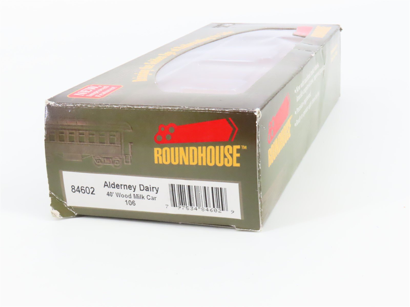 HO Scale Roundhouse 84602 NMCX Alderney Dairy 40' Wood Milk Car #106