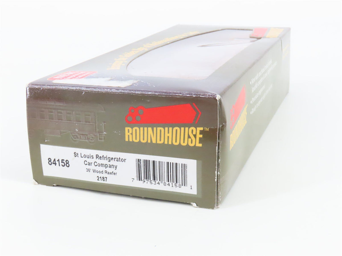 HO Scale Roundhouse 84158 SLRX St Louis Refrigerator Car Company Reefer #2187