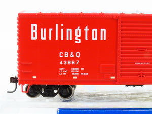 HO Scale Athearn 70424 CB&Q Burlington Route 40' Modernized Box Car #43967