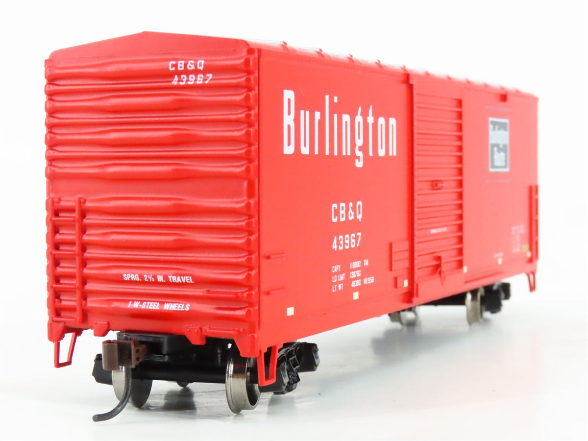 HO Scale Athearn 70424 CB&amp;Q Burlington Route 40&#39; Modernized Box Car #43967
