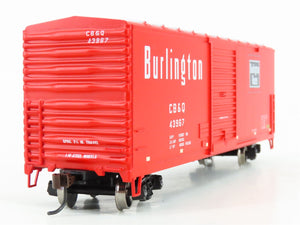 HO Scale Athearn 70424 CB&Q Burlington Route 40' Modernized Box Car #43967