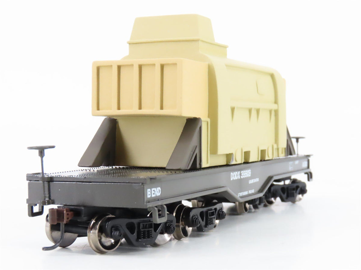 HO Athearn 92696 DODX Department of Defense Heavy Duty Flat Car #39909 w/ Load