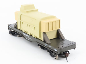 HO Athearn 92696 DODX Department of Defense Heavy Duty Flat Car #39909 w/ Load
