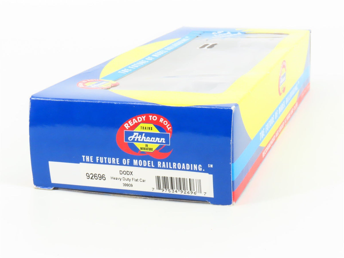 HO Athearn 92696 DODX Department of Defense Heavy Duty Flat Car #39909 w/ Load