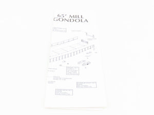 HO Scale Athearn 93618 CNW Chicago & North Western 65' Mill Gondola #95081