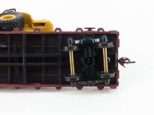 HO Walthers Trainline 931-757 CR Conrail 50' Flat Car #716335 w/ Wheel Loader