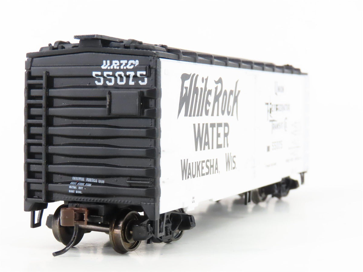HO Scale Model Power Metal Train 2231 URTC White Rock Water 41&#39; Reefer #55075