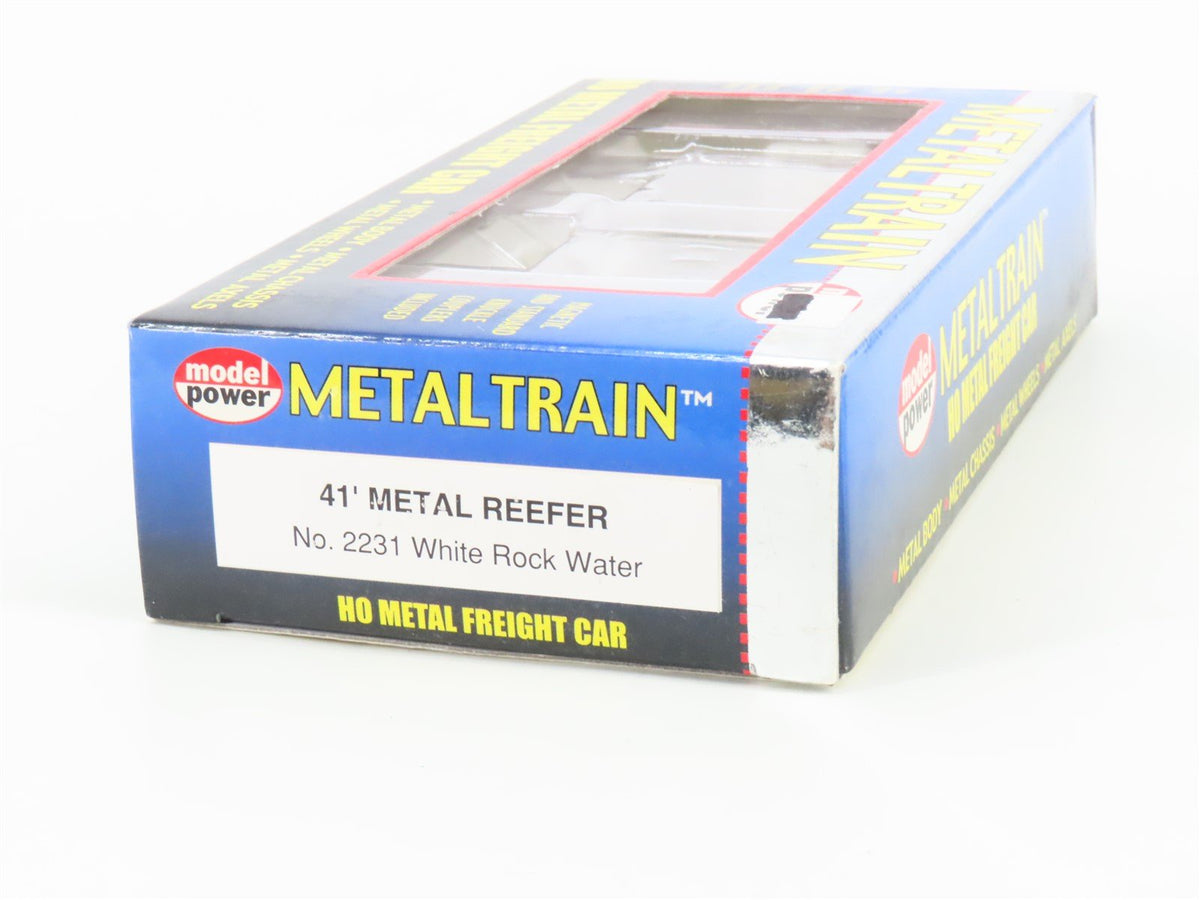 HO Scale Model Power Metal Train 2231 URTC White Rock Water 41&#39; Reefer #55075
