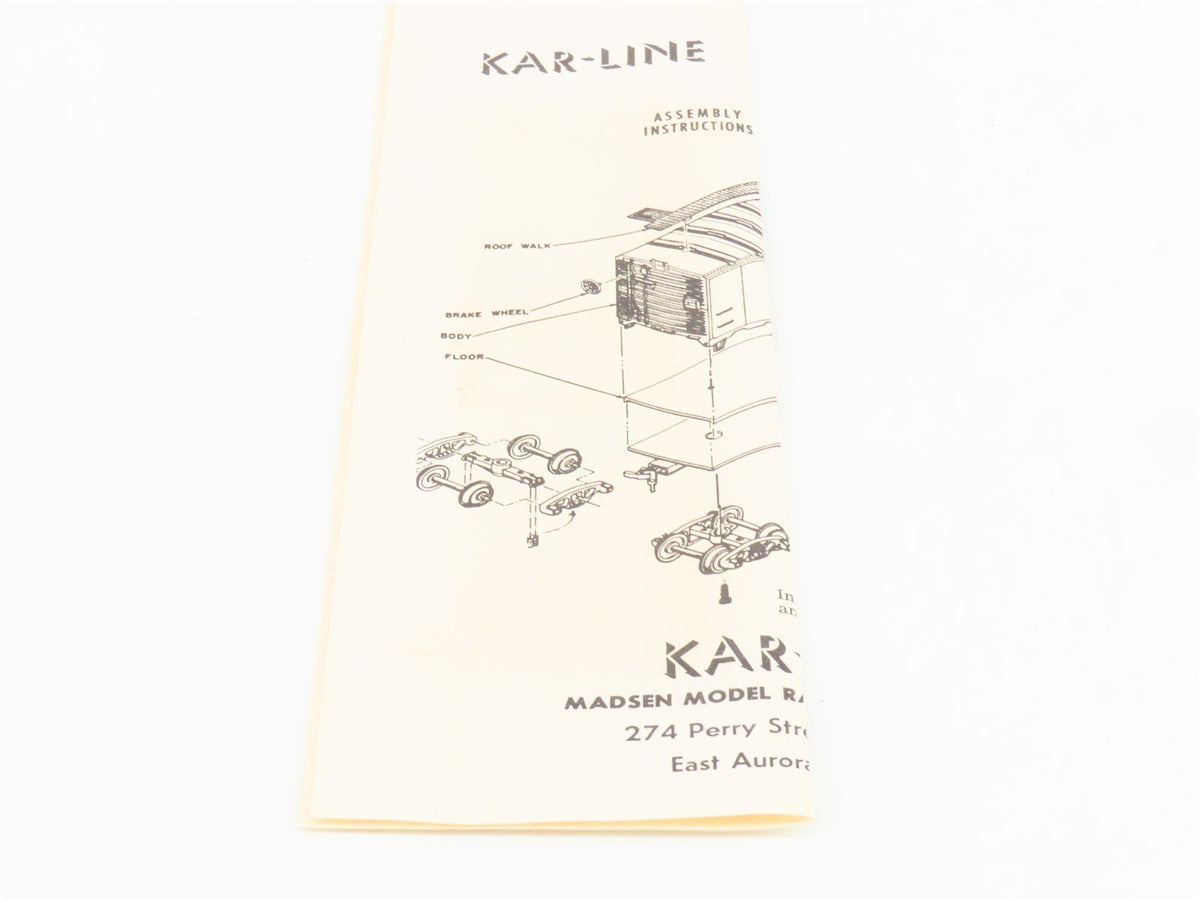 HO Scale Kar-Line 235 GNW Genesee &amp; Wyoming 40&#39; Single Door Box Car #100031