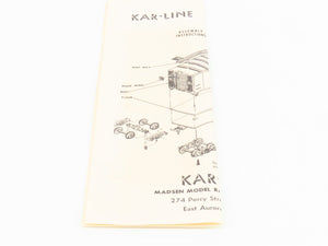 HO Scale Kar-Line 235 GNW Genesee & Wyoming 40' Single Door Box Car #100031