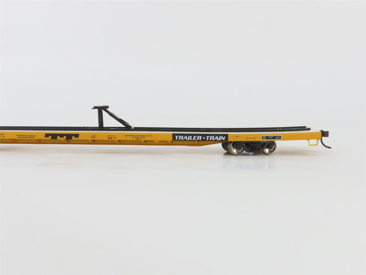 HO Scale Walthers 932-240301 TTX Trailer Train 89&#39; Flush Deck Flat Car 2 Pack