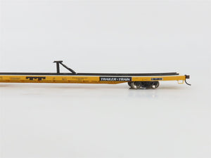 HO Scale Walthers 932-240301 TTX Trailer Train 89' Flush Deck Flat Car 2 Pack