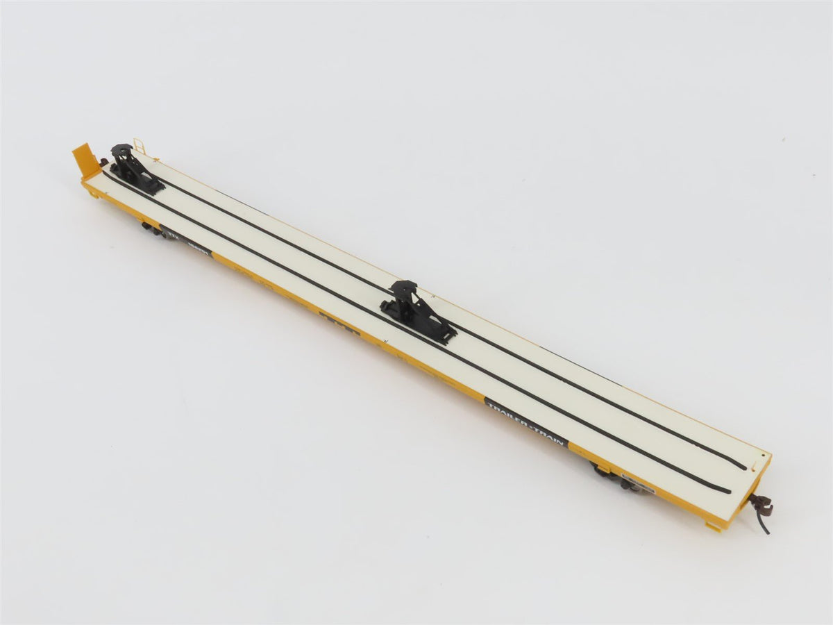HO Scale Walthers 932-240301 TTX Trailer Train 89&#39; Flush Deck Flat Car 2 Pack