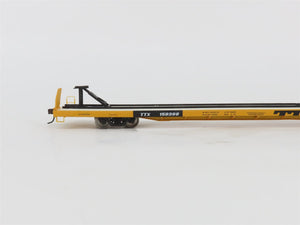 HO Scale Walthers 932-240301 TTX Trailer Train 89' Flush Deck Flat Car 2 Pack