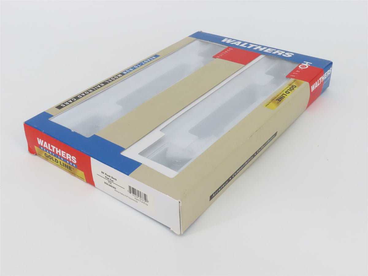 HO Scale Walthers 932-240301 TTX Trailer Train 89&#39; Flush Deck Flat Car 2 Pack