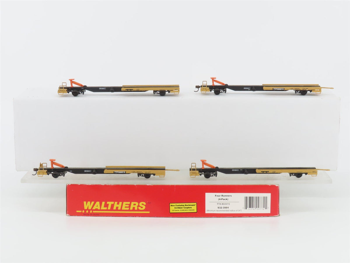 HO Scale Walthers 932-3991 TTFX Four Runners 4 pack