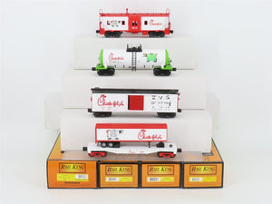 O Gauge 3-Rail MTH Rail King 30-74160 Chick-Fil-A Assorted Freight Car Set of 4