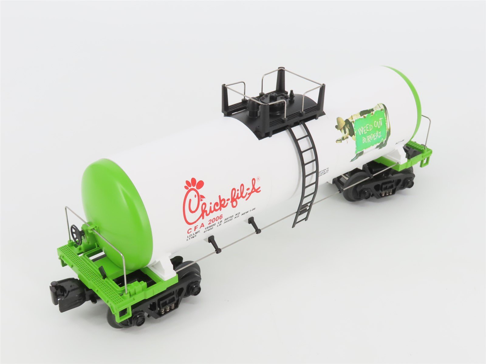 O Gauge 3-Rail MTH Rail King 30-74160 Chick-Fil-A Assorted Freight Car Set of 4