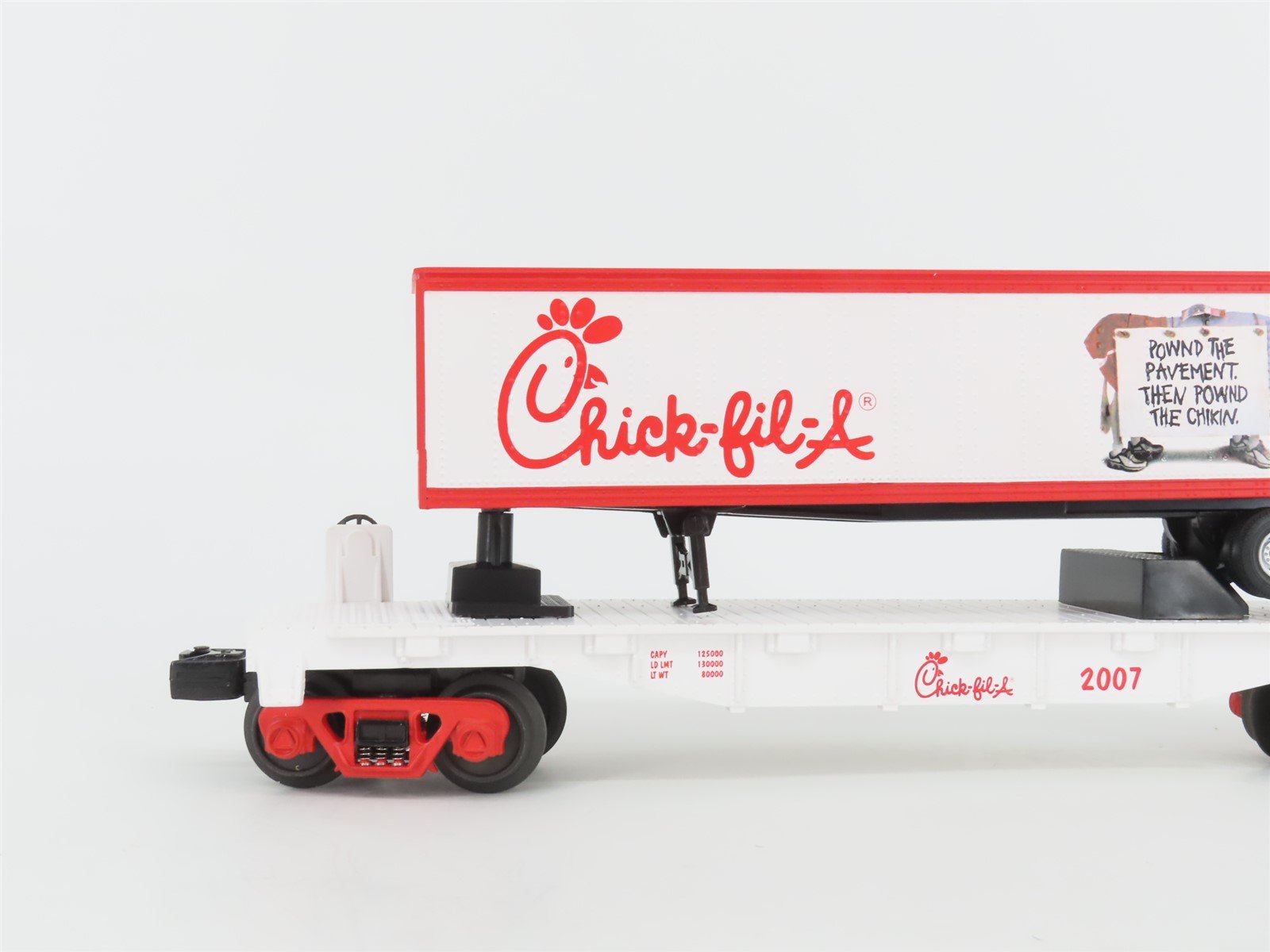 O Gauge 3-Rail MTH Rail King 30-74160 Chick-Fil-A Assorted Freight Car Set of 4
