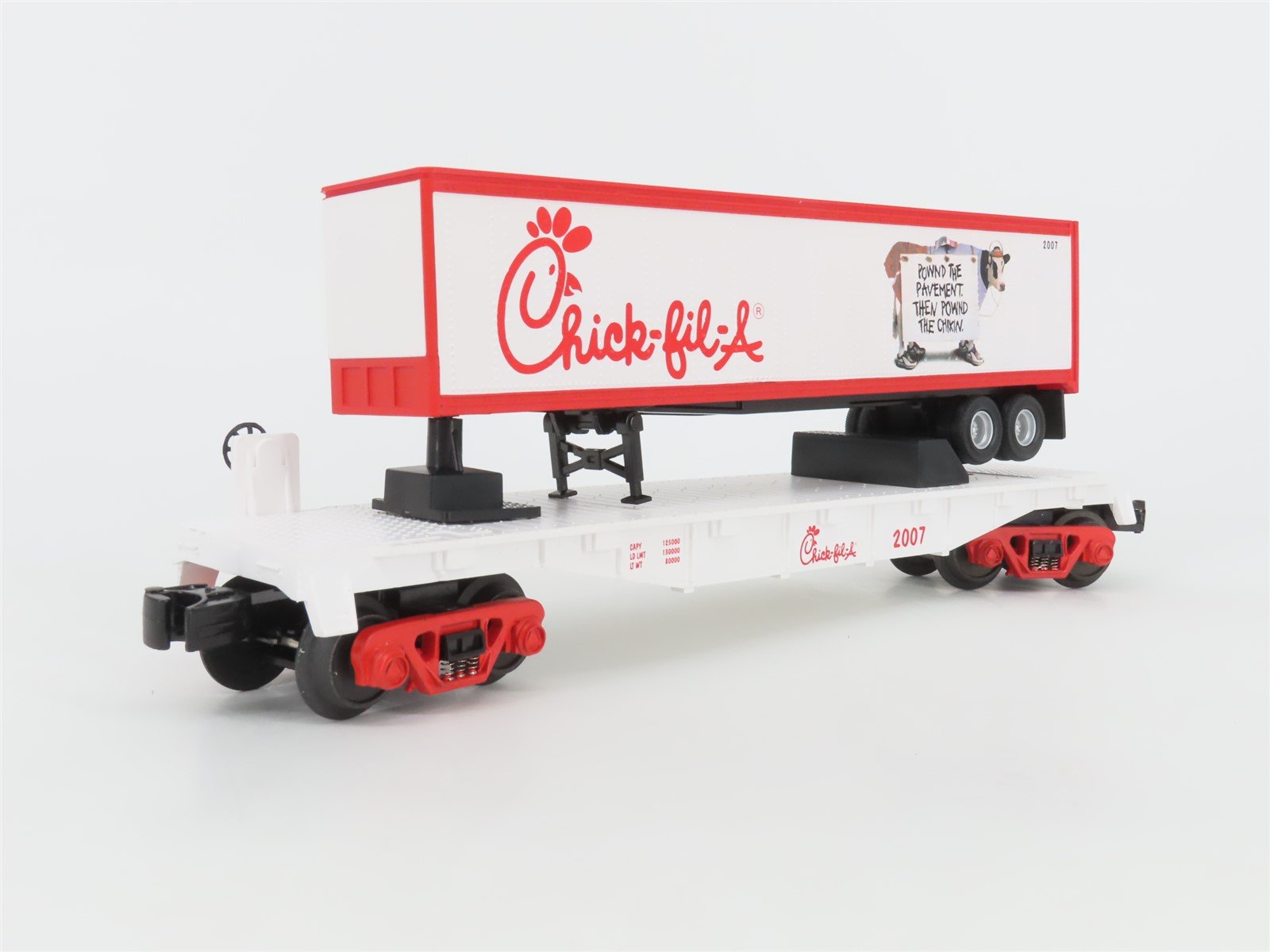 O Gauge 3-Rail MTH Rail King 30-74160 Chick-Fil-A Assorted Freight Car Set of 4