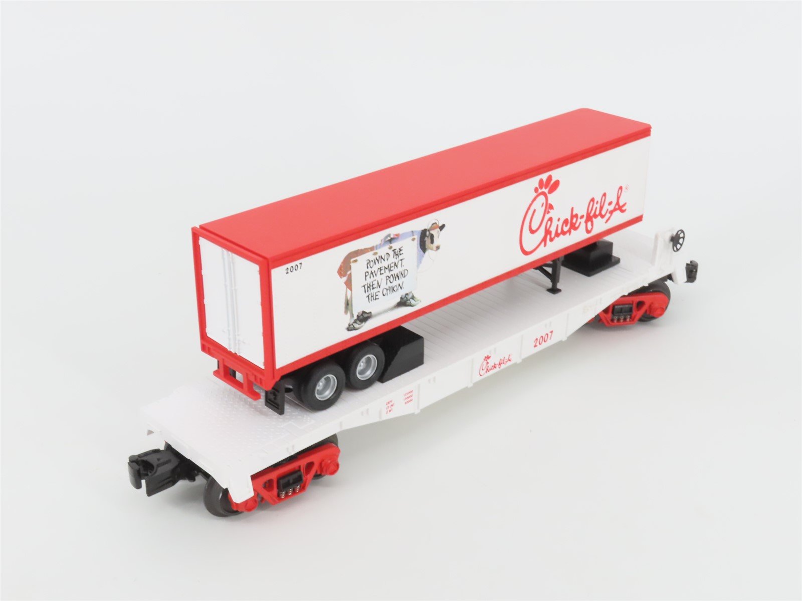 O Gauge 3-Rail MTH Rail King 30-74160 Chick-Fil-A Assorted Freight Car Set of 4