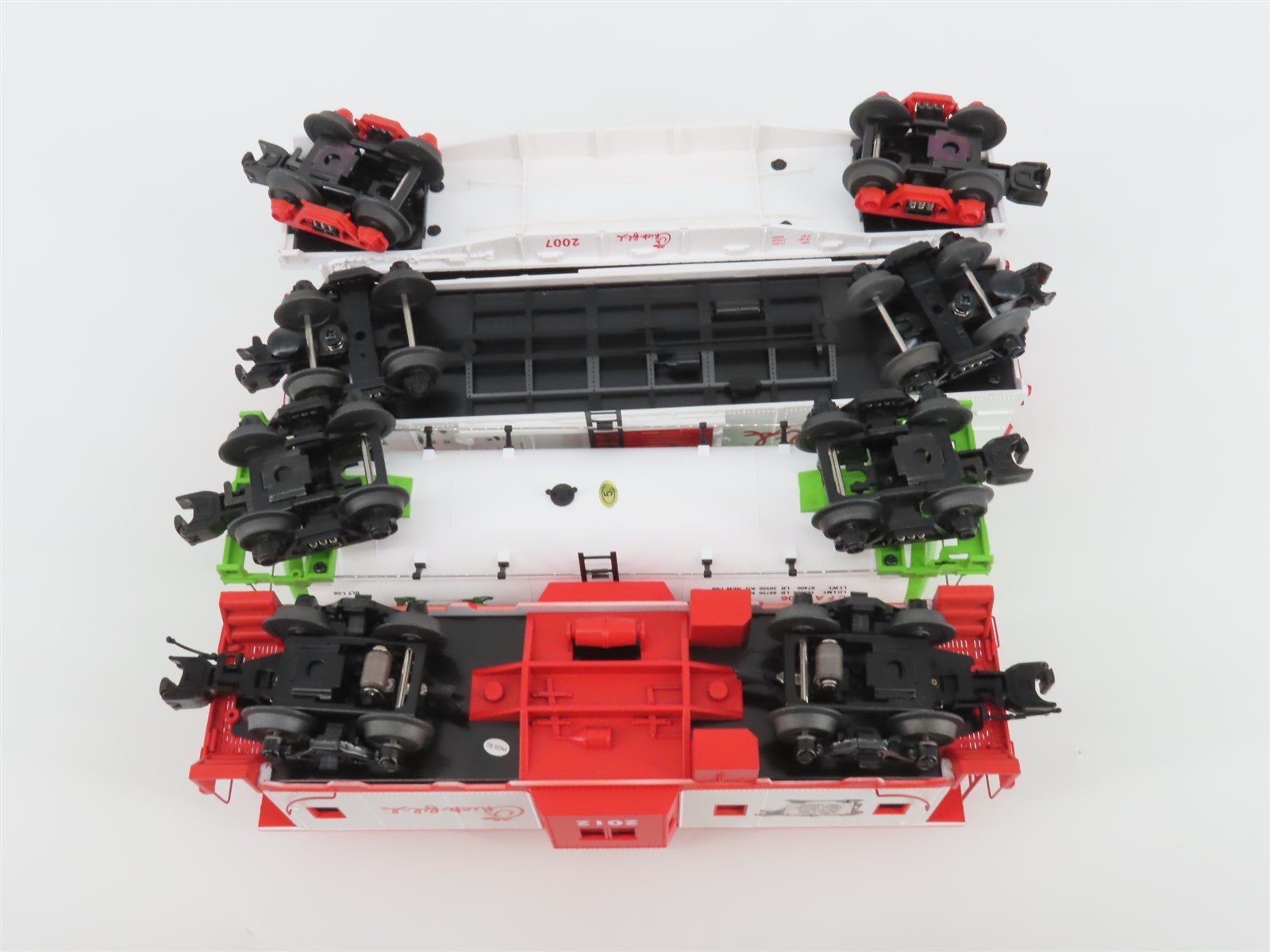 O Gauge 3-Rail MTH Rail King 30-74160 Chick-Fil-A Assorted Freight Car Set of 4