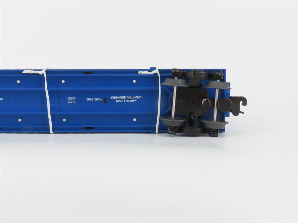 O Gauge 3-Rail Lionel 2301520 LIRR Long Island Centerbeam Flat Car #8323