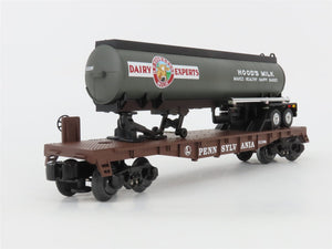 O Gauge 3-Rail Lionel 6-52392 LRRC St Louis PRR Hood's Milk TOFC Flat Car 832006
