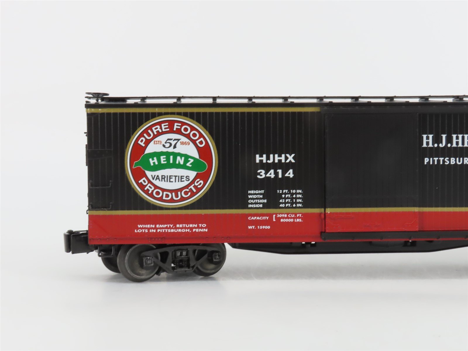 O Gauge 3-Rail Lionel 6-58575 LOTS 2014 HJHX Heinz Single Door Box Car #3414