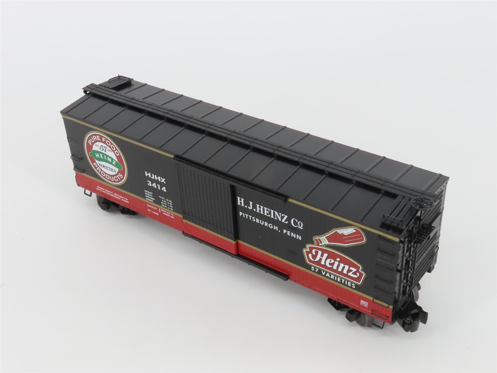 O Gauge 3-Rail Lionel 6-58575 LOTS 2014 HJHX Heinz Single Door Box Car #3414