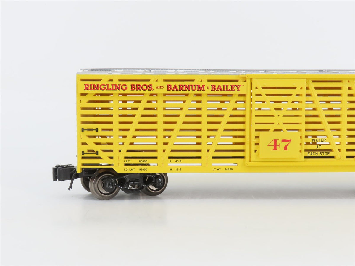 O Gauge 3-Rail K-Line 6-22248 Ringling Bros and Barnum &amp; Bailey Stock Car #47