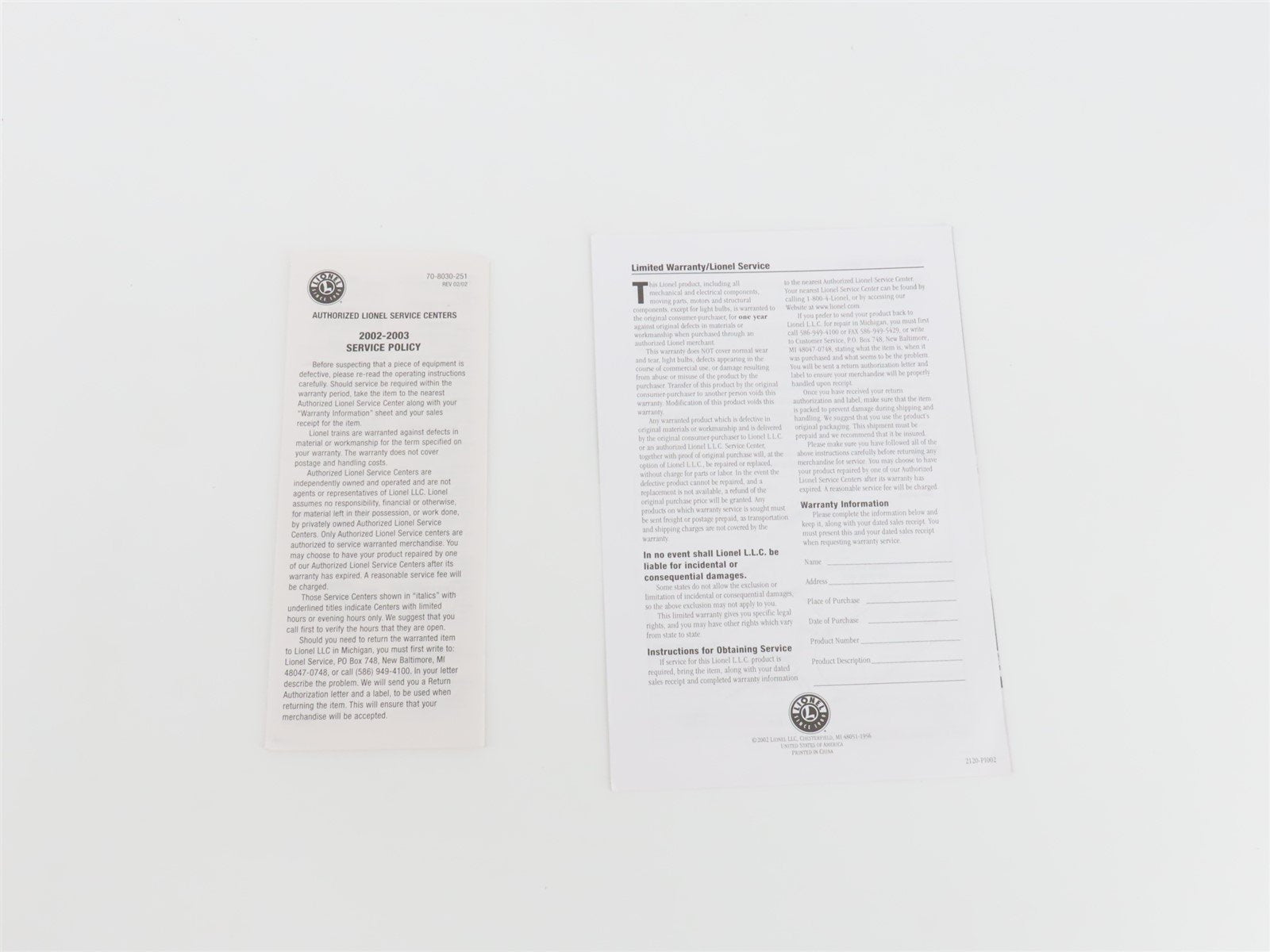 O Gauge 3-Rail Lionel 6-19639 GATX Tank Train Tank Car 3-Pack