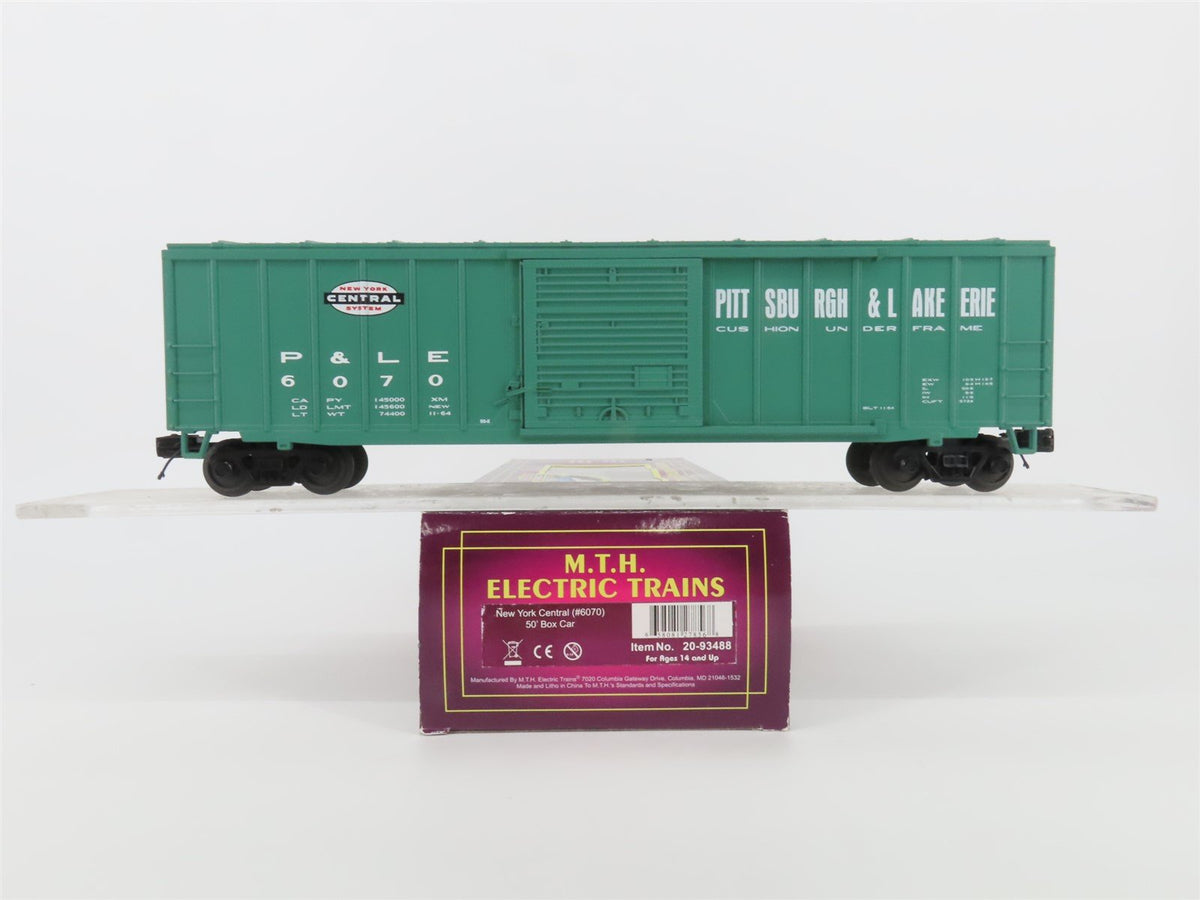 O Gauge 3-Rail MTH 20-93488 NYC P&amp;LE New York Central Box Car #6070 w/ Graffiti