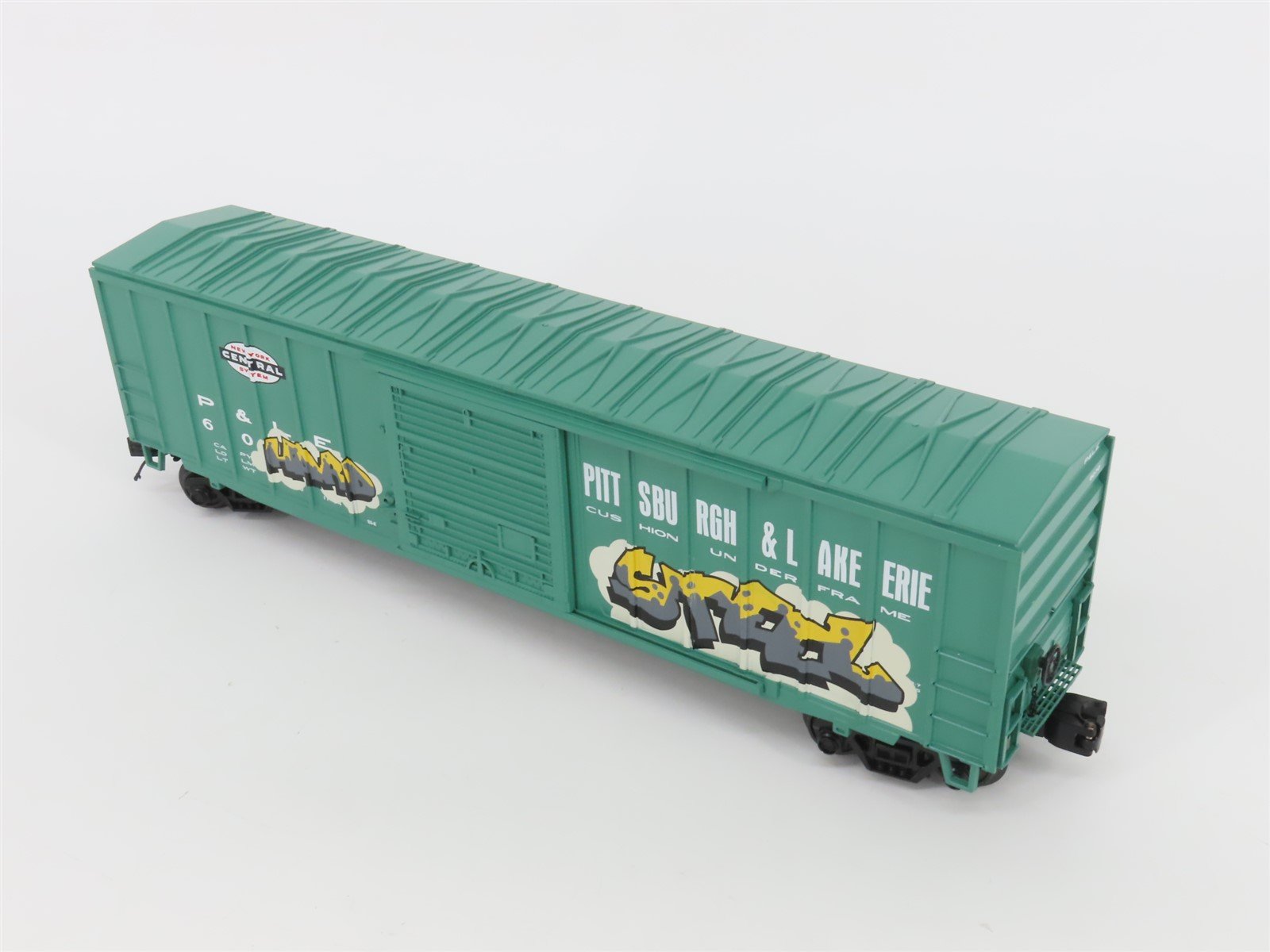 O Gauge 3-Rail MTH 20-93488 NYC P&LE New York Central Box Car #6070 w/ Graffiti