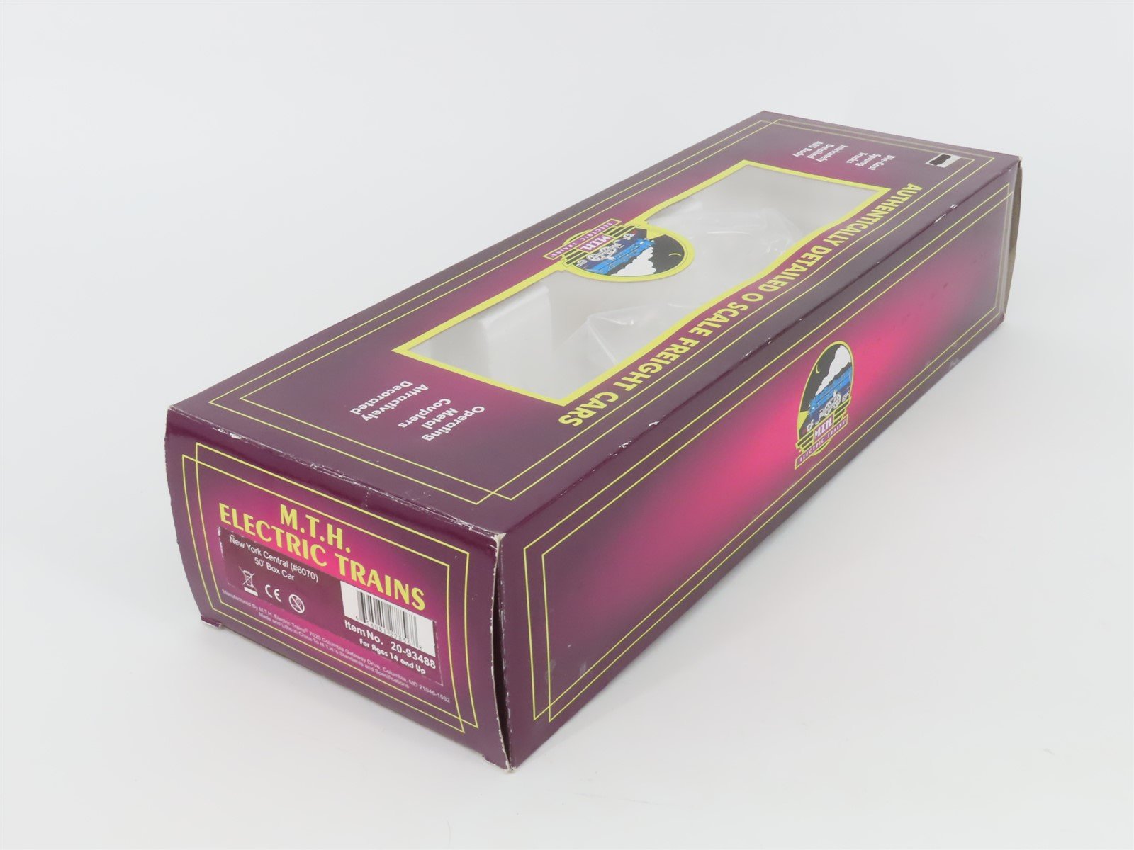 O Gauge 3-Rail MTH 20-93488 NYC P&LE New York Central Box Car #6070 w/ Graffiti