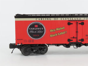 O Gauge 3-Rail MTH 20-94455 BLX Carling Black Label Indians 36' Reefer #5250