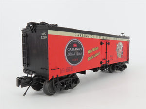 O Gauge 3-Rail MTH 20-94455 BLX Carling Black Label Indians 36' Reefer #5250